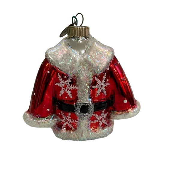 Christopher Radko Celebrations 2008 Santa's Coat Suit Glass Ornament in Box - Picture 2 of 7